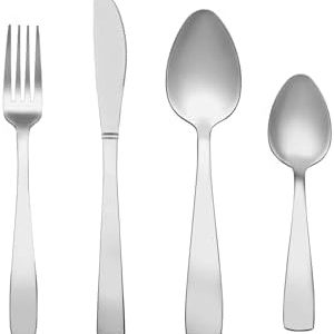 Otto Koning Hannover Besteck Set 4 Personen – 16-teiliges Edelstahl Set, Poliert, Ideal für den täglichen Gebrauch!