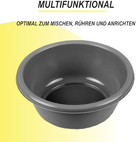 Küchenprofi Rührschüssel Set 5er – Stapelbare Teigschüsseln für leichte Zubereitung in der Küche